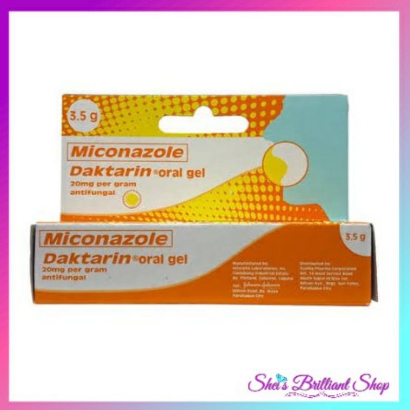 Original Daktarin Oral Gel For Singaw 3 5g Shopee Philippines