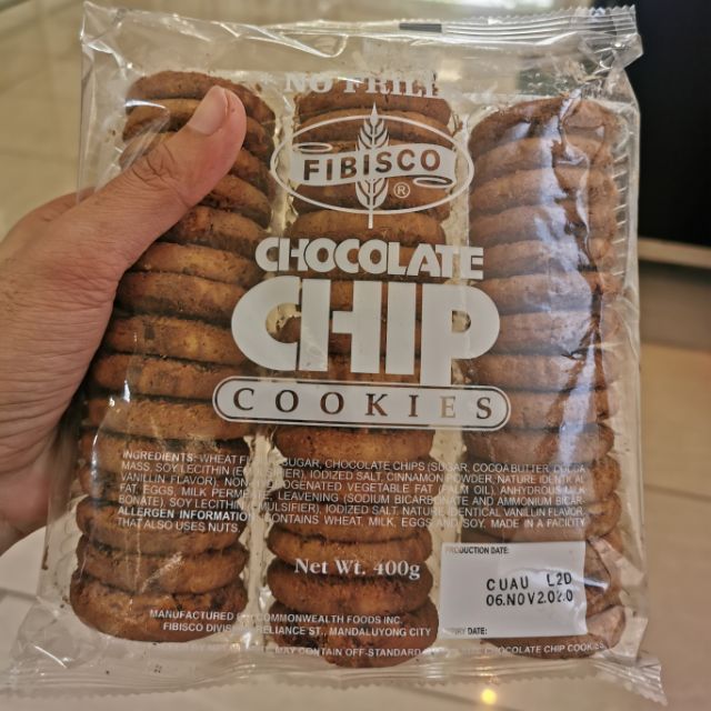 FIBISCO CHOCO CHIPS 400G | Shopee Philippines