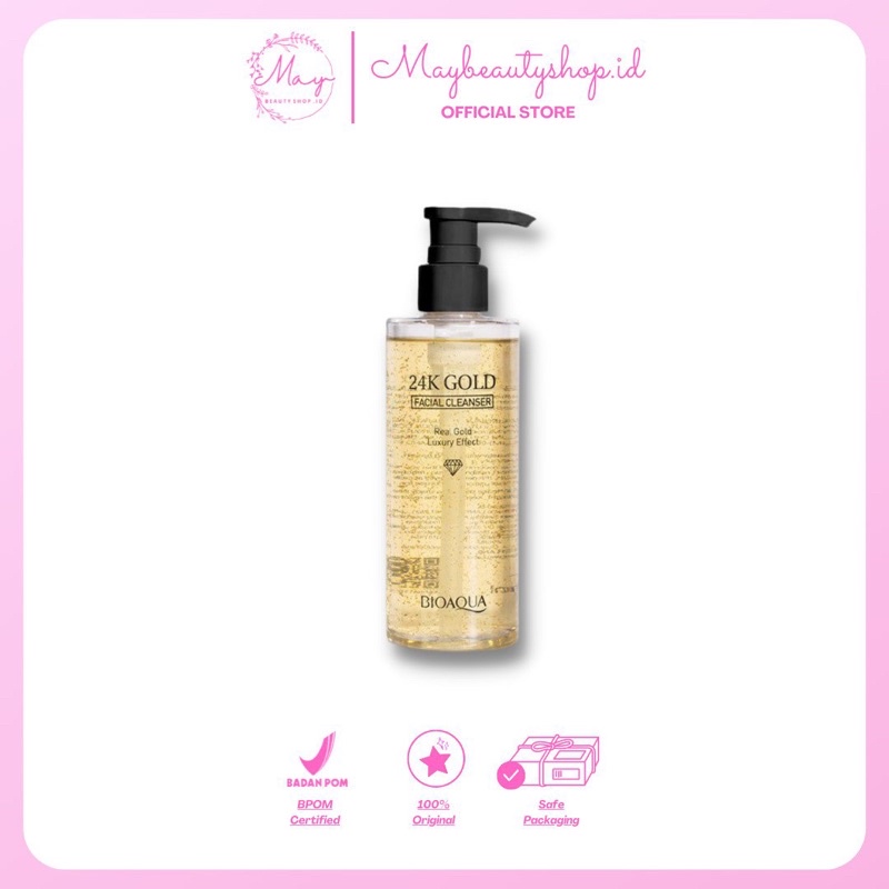 Bioaqua 24K Gold Facial Cleanser Contents 200ml Shopee Philippines