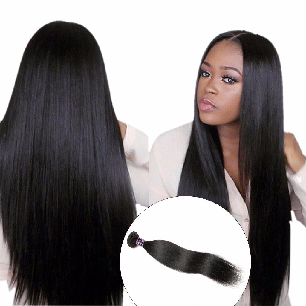 Virgin Hair Straight 1 Bundles Virgin Brazilian Straight 100g Pc