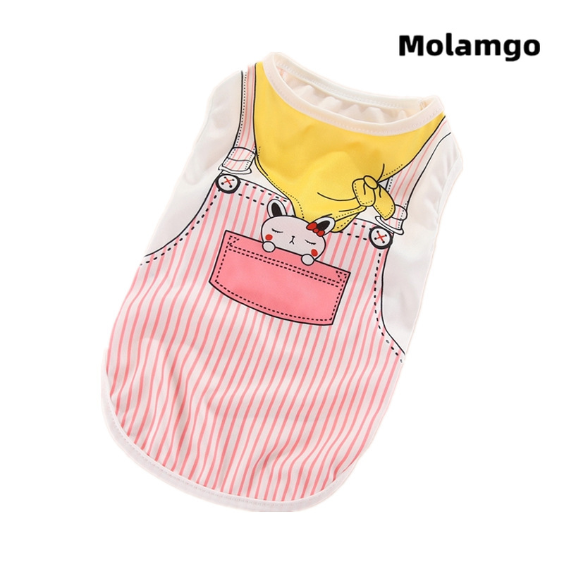 MOLAMGO Thin Spring Puppy Vest Clothes #1