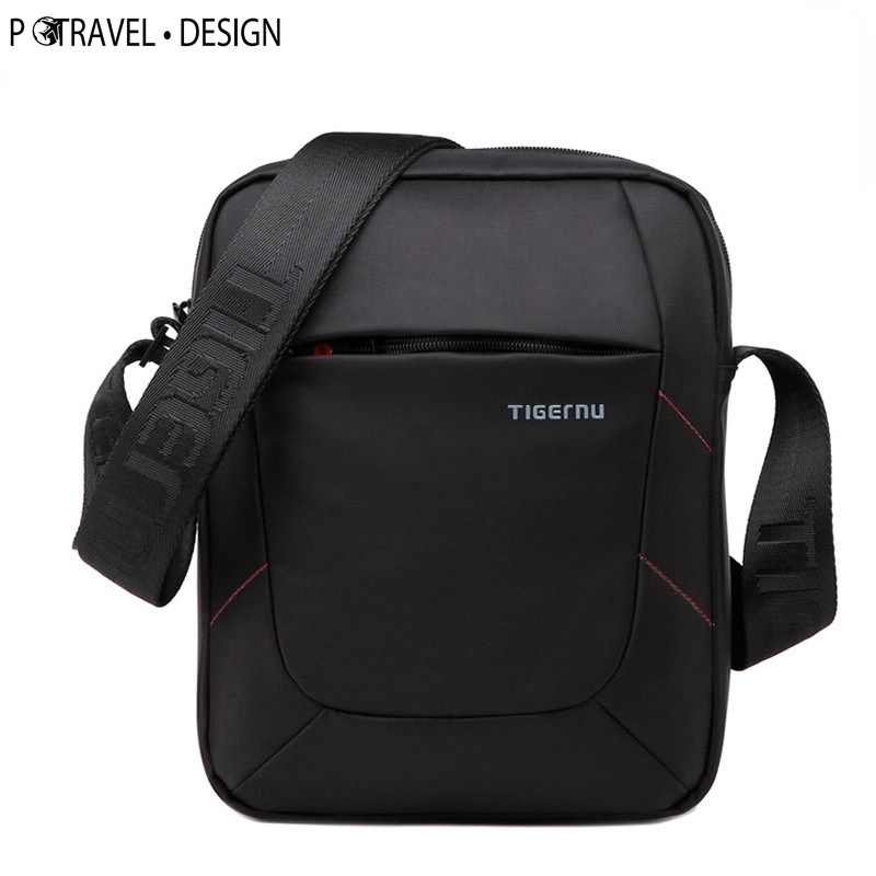 POTRAVEL.DESIGN Shoulder Bag for Men Messenger Bag Men 10 Inch Black ...