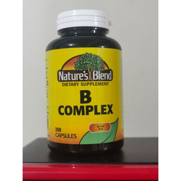 Natures Blend Vitamin B Complex Capsule Multivitamin Supplement With B1 ...