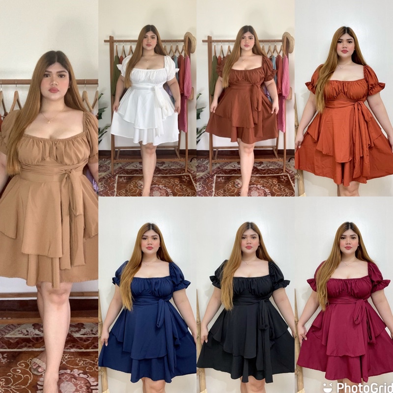 plus-size-stephanie-dress-shopee-philippines