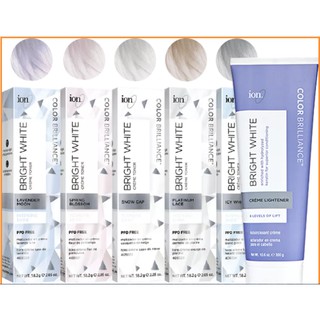 Ion Bright White Creme Toners Icy White Snow Cap Platinum Lace