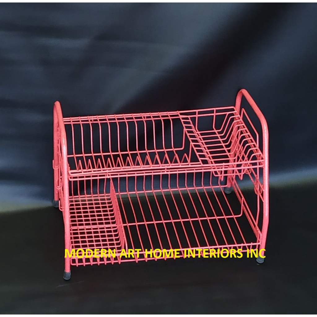 Super 2 Layer Pink Dish Rack Shopee Philippines
