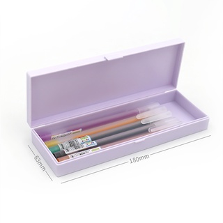 Flowertree Macaron Solid Color Pencil Box Sticker Tape Storage Box Student Stationery #3