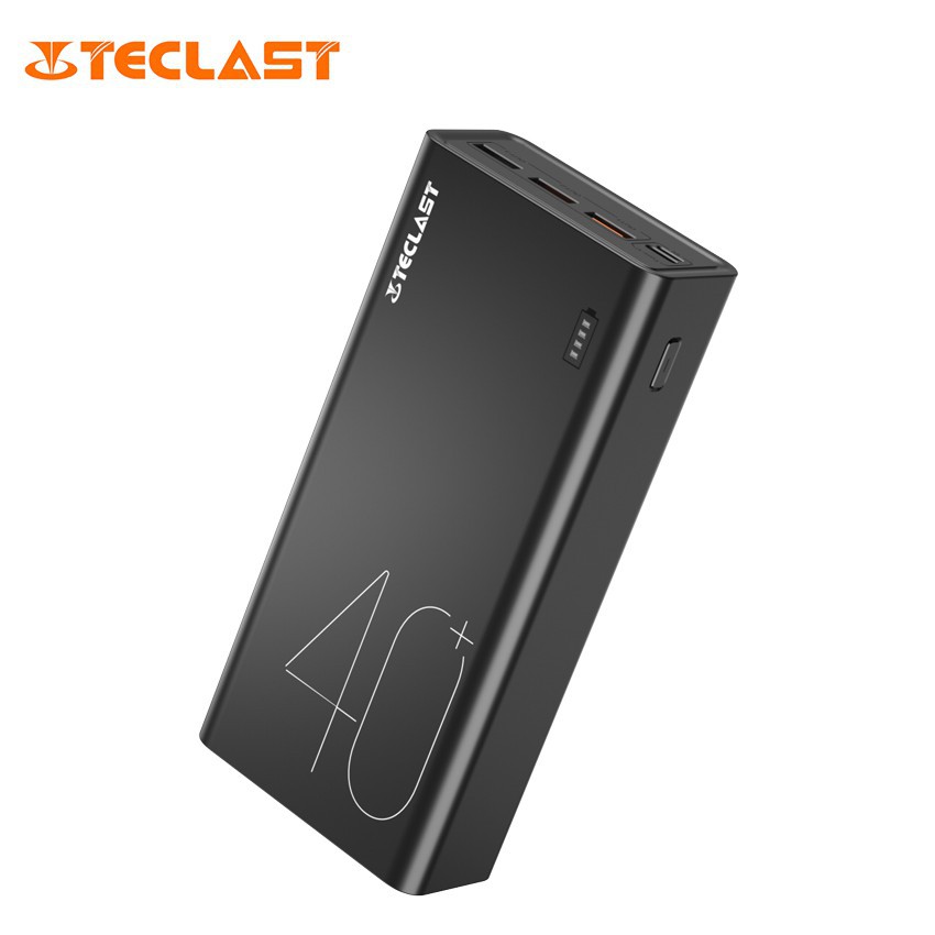 Teclast C40 Pro 40000mAh 22.5W 5A Type-C fast charge version Dual Input Port 4 Output Powerbank 