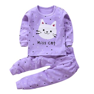 ReadyStok Baby Baju Tidur Pajamas kids kanak sleepwear nightwear with long sleeves and pants #5