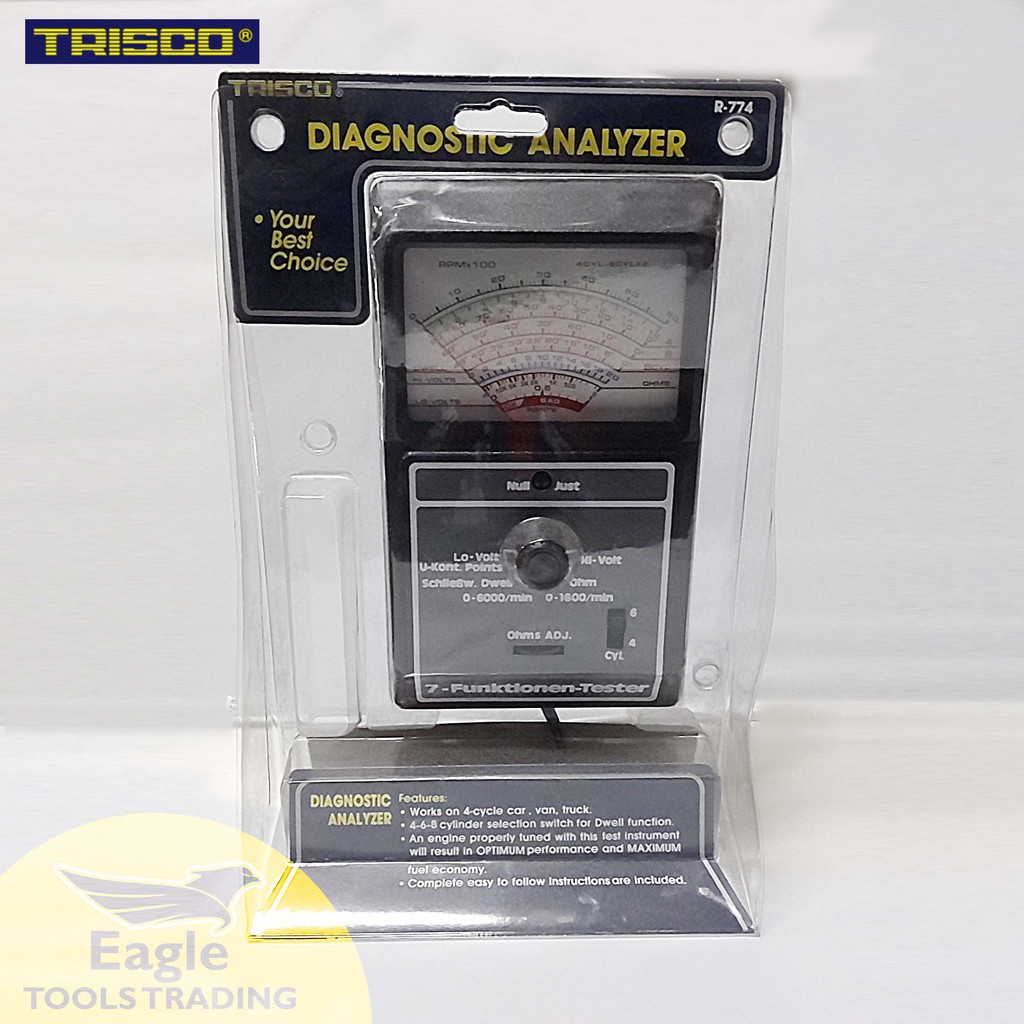 Trisco 7 Function Tune Up Analyzer (for 4, 6, & 8 cylinder engine) R