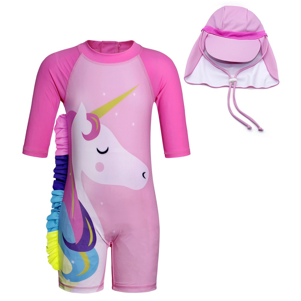 unicorn swimsuit 5t