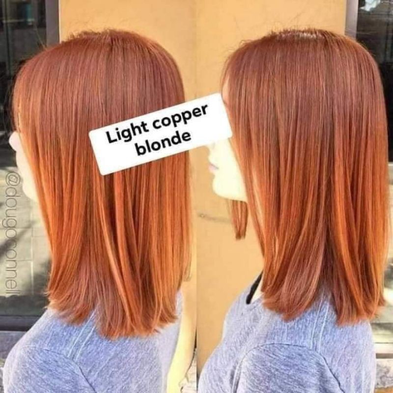 Light Copper Blonde hair dye | Shopee Philippines