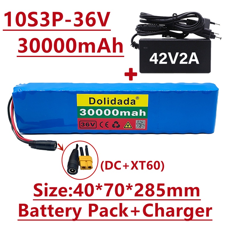 10s3p 36v 30000mah Battery Pack 600w, Suitable For Xiaomi M365 Pro 