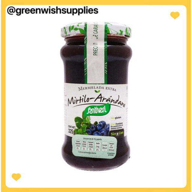 SANTIVERI Diabetic Jam Blueberries Marmalade (325g) Exp02/2023