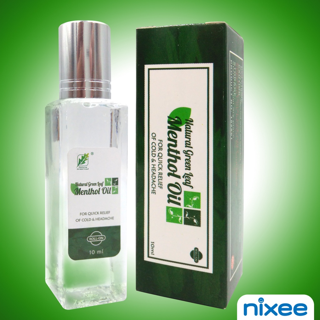 Natural Green Leaf Menthol Oil | Shopee Philippines
