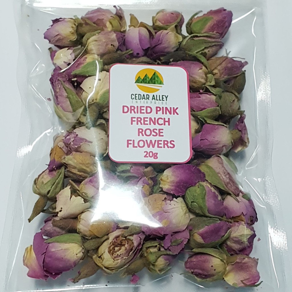 Dried Pink French Rose Flowers 20g Shopee Philippines