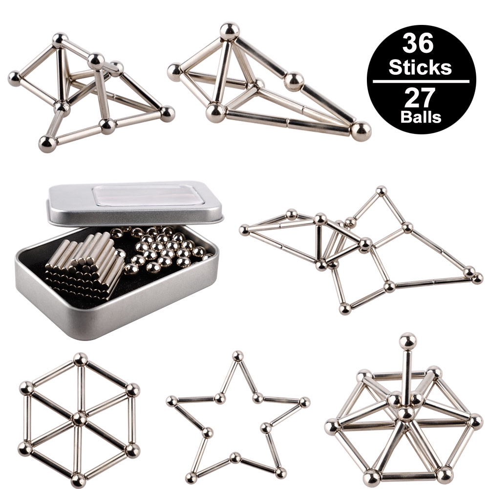 magnetic sticks building set