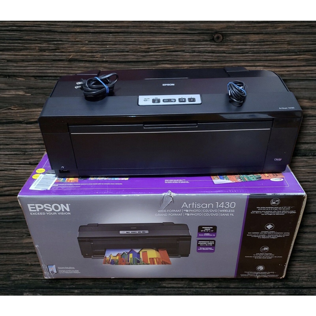 Epson Artisan 1430 Inkjet Printer Wireless Wide Format Cddvd Printing Tested Shopee Philippines 9847