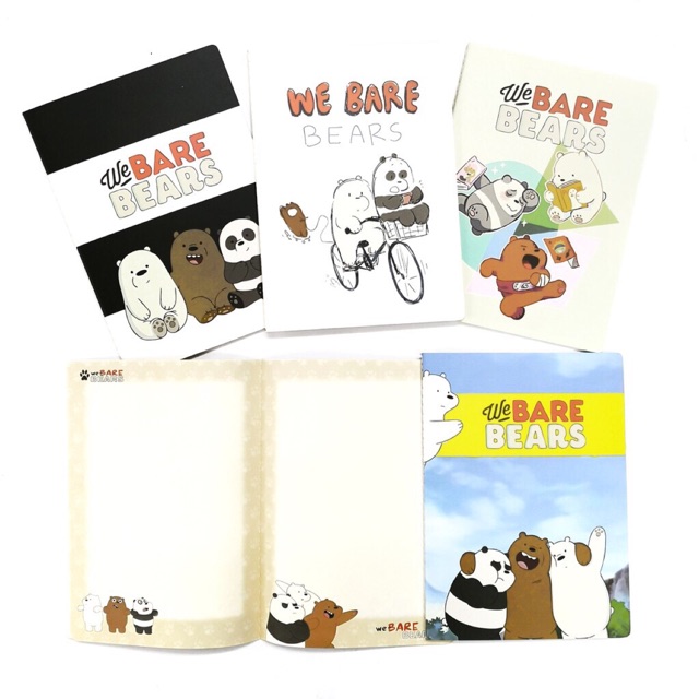  We  Bare  Bears  16K Notebooks Notebook  183 253MM Shopee 