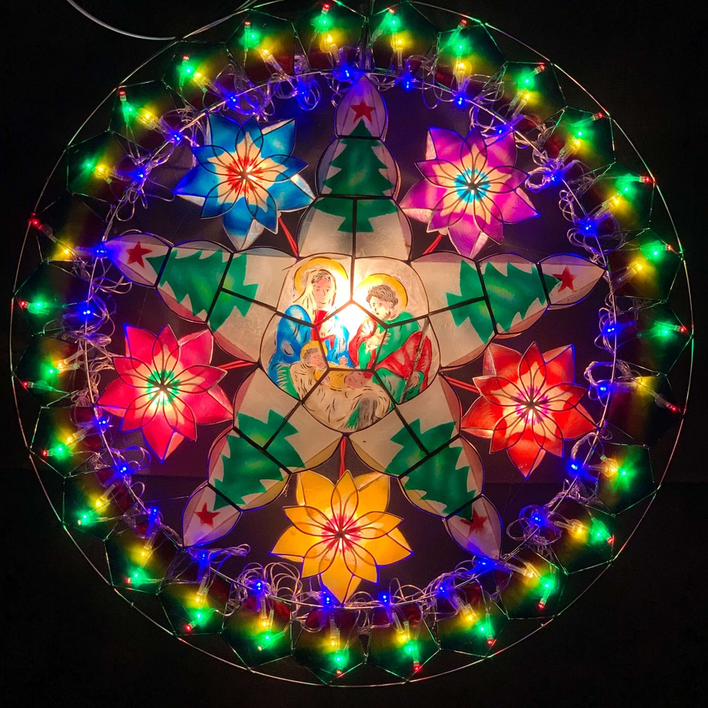 Daisy Native Capiz Lantern Christmas Pampanga Parol with FREE spare
