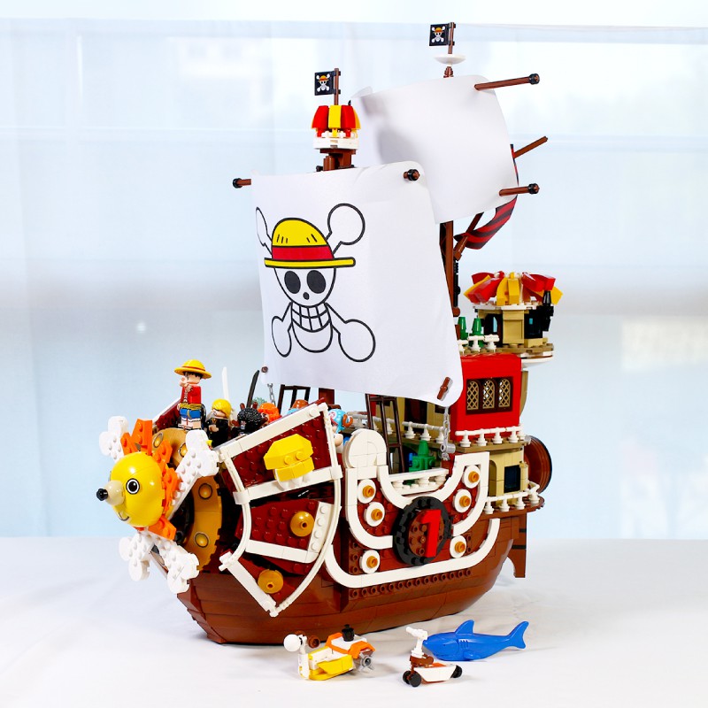 one piece lego ship