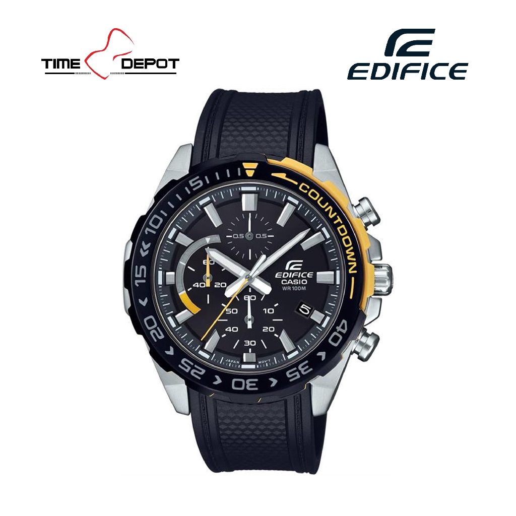 Casio Edifice Men's Rubber Strap Watch EFR-566PB-1AVUDF ...