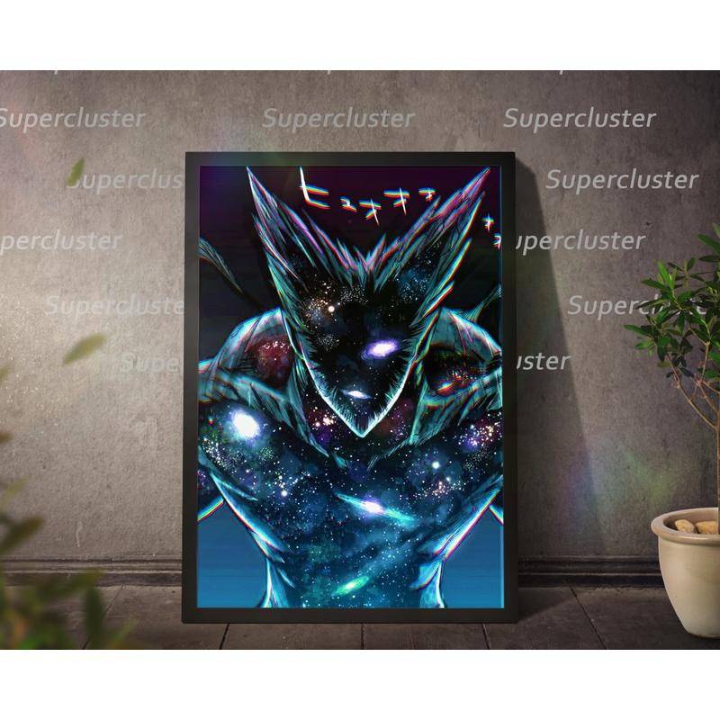 One Punch man Canvas Garou main Anime Painting Poster Wall Print Pictures Home Decoration