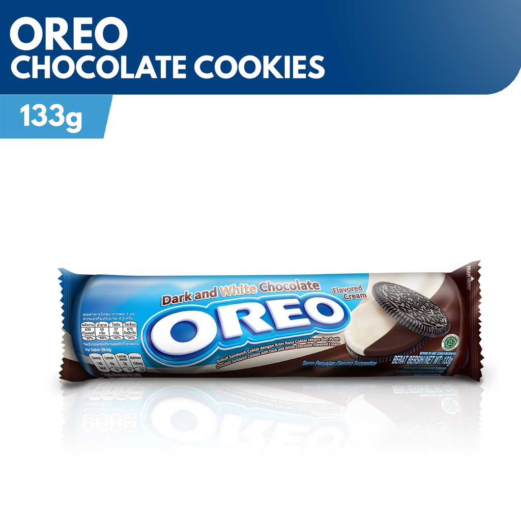 Oreo Dark & White Chocolate Sandwich Cookies 133g Shopee Philippines