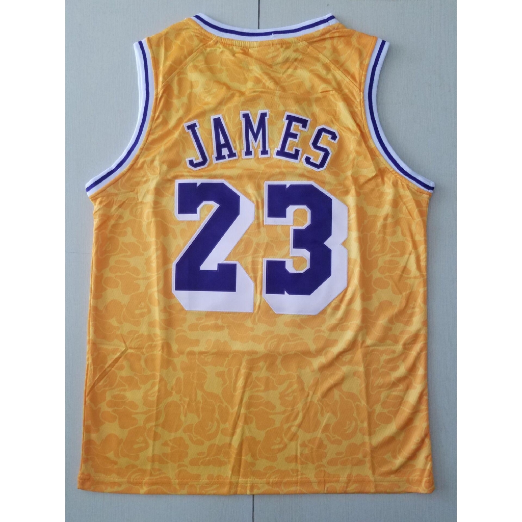 lebron james lakers jersey mitchell and ness