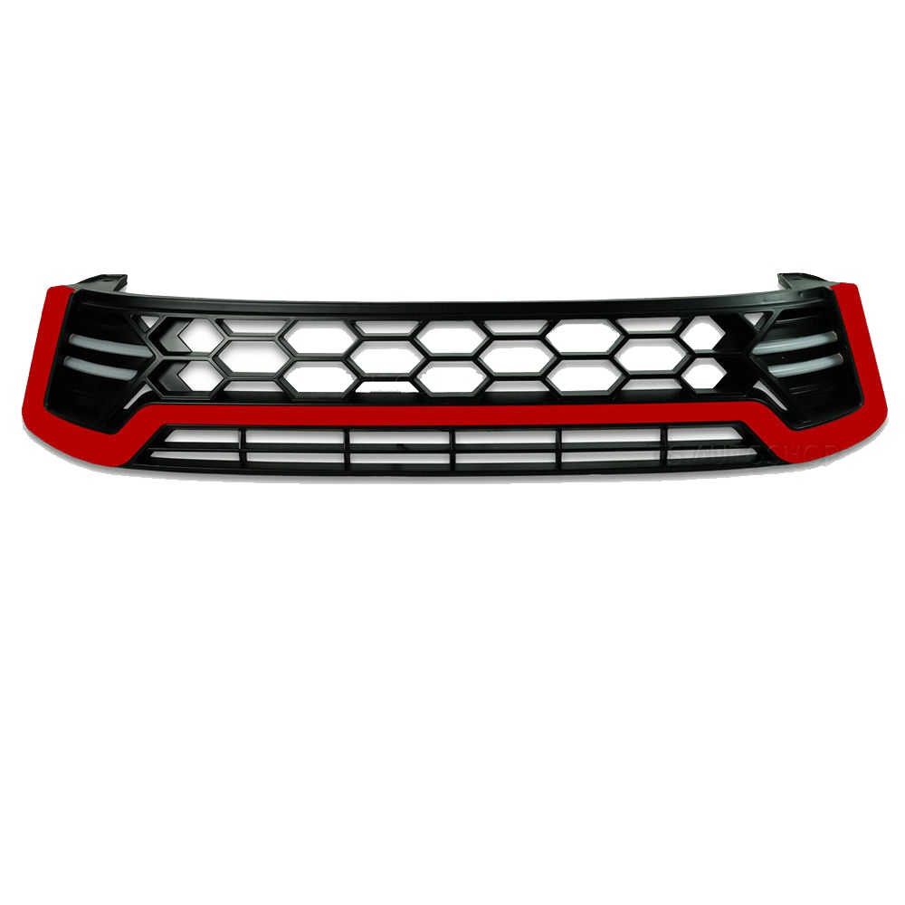 TOYOTA HILUX REVO 2016-2020 FRONT GRILL WITH DAY TIME RUNNING LIGHT DRL ...