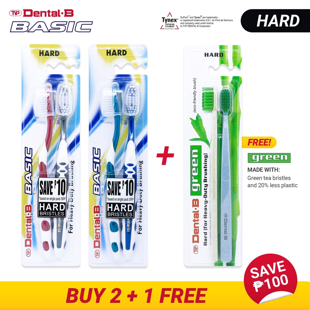 TVP Dental B BASIC Twin (Hard) - Buy 2 Get 1! | Shopee Philippines