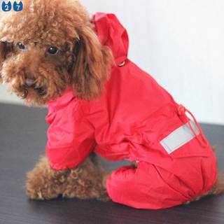 『27Pets』XS-5XL Pet Cat Dog Raincoat Hooded Reflective Puppy Small Big Dog Rain Coat Waterproof Jacket for Dogs Soft Breathable Mesh Dog Clothes