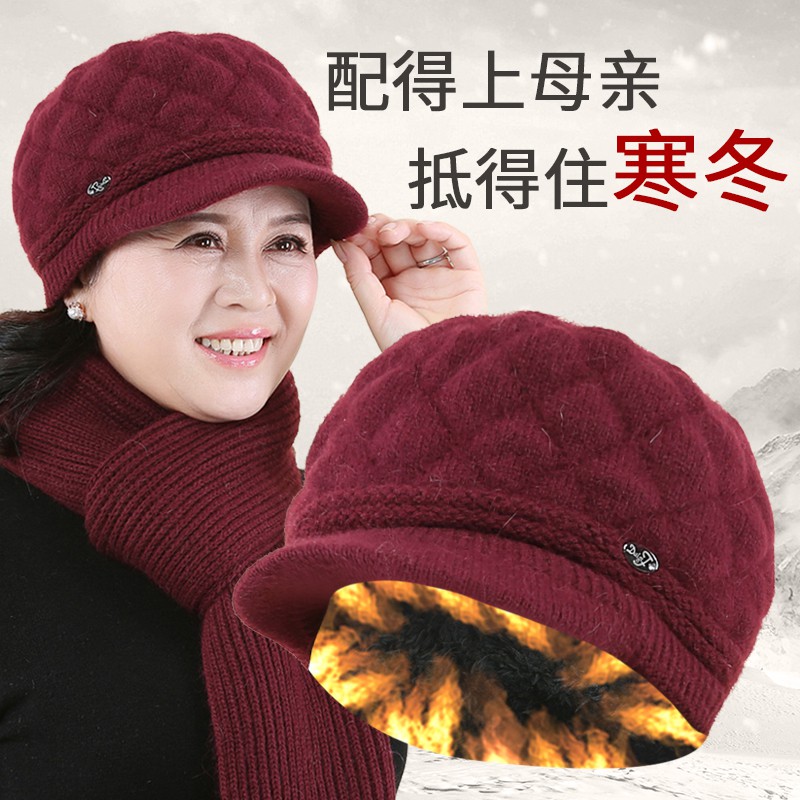 winter hat grandma old lady warm autumn 