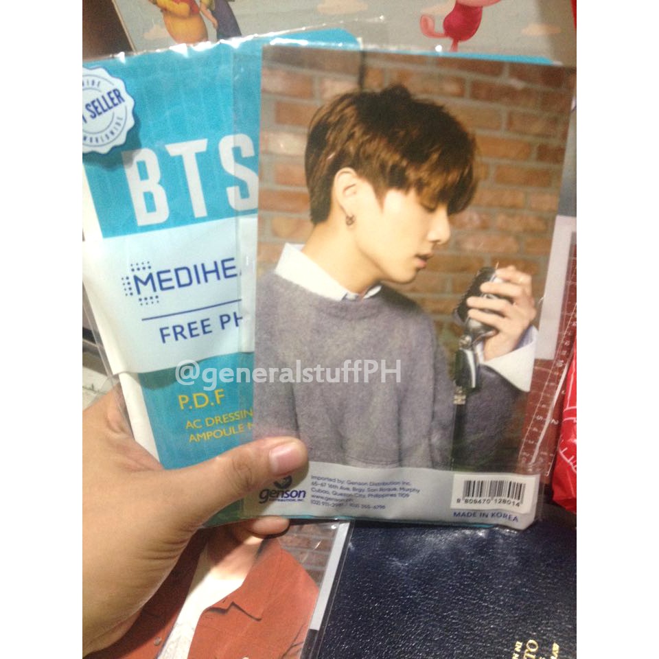 Download Mediheal Face Mask With Bts Photocard Shopee Philippines PSD Mockup Templates