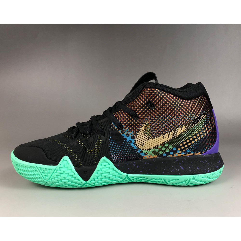 kyrie 4 black sonic yellow purple venom