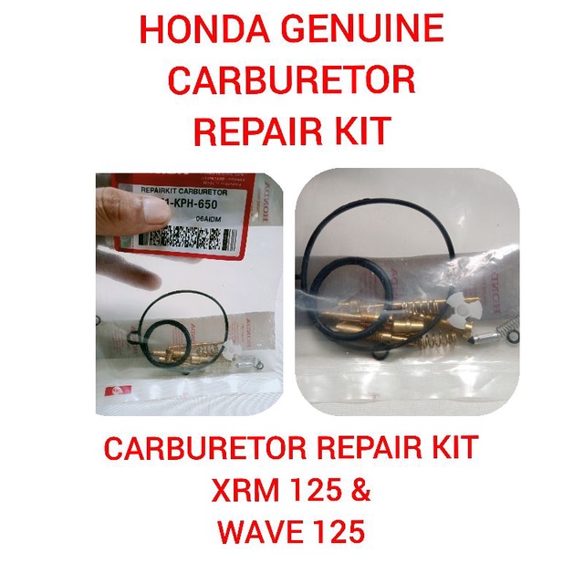 Xrm 125 / RS 125 / Wave 125 Genuine Carburetor Repair Kit Shopee