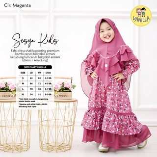 Robe Sesya Kida By Vanilla | Shopee Philippines