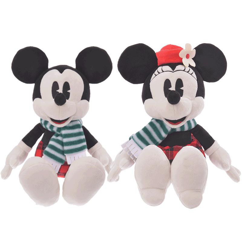 christmas mickey plush