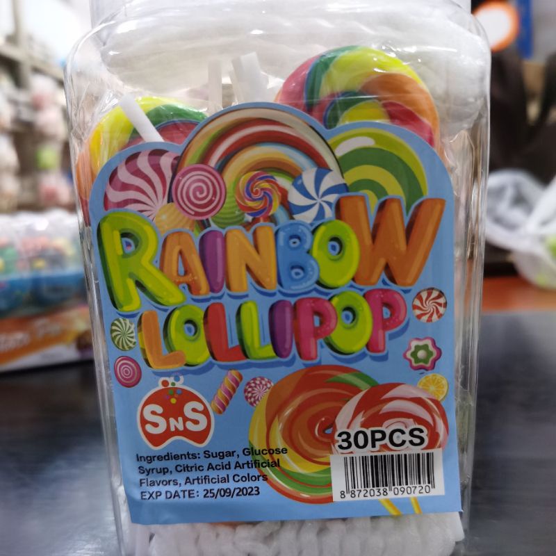 Rainbow lollipop 40pcs Shopee Philippines