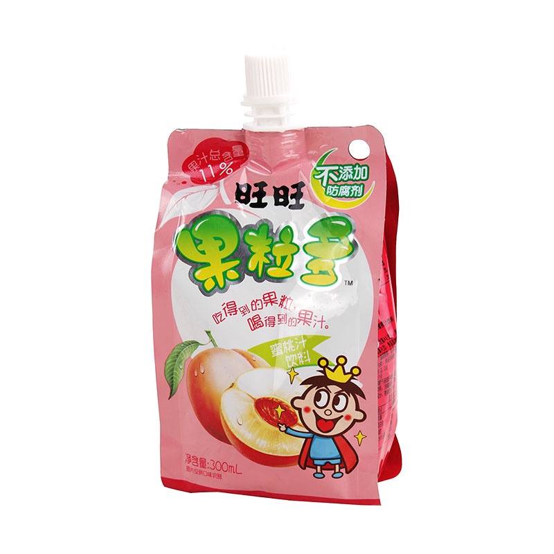 Want Want Fruit Juice With Nata De Coco Peach Orange Grape Flavour ...