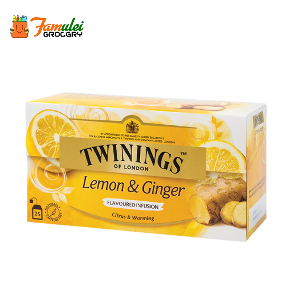 Twinings Of London Lemon Ginger Tea 25 Tea Bags Shopee Philippines