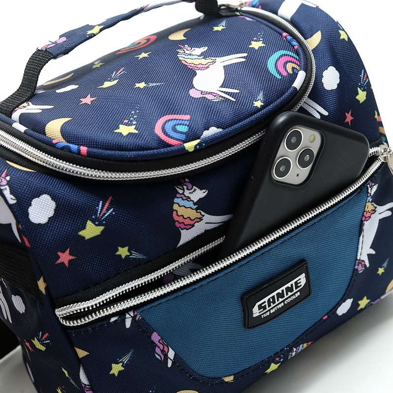 7L Thermal Cooler Lunch Bag For Kids Men Women Work School Bento Picnic Insulated Bag