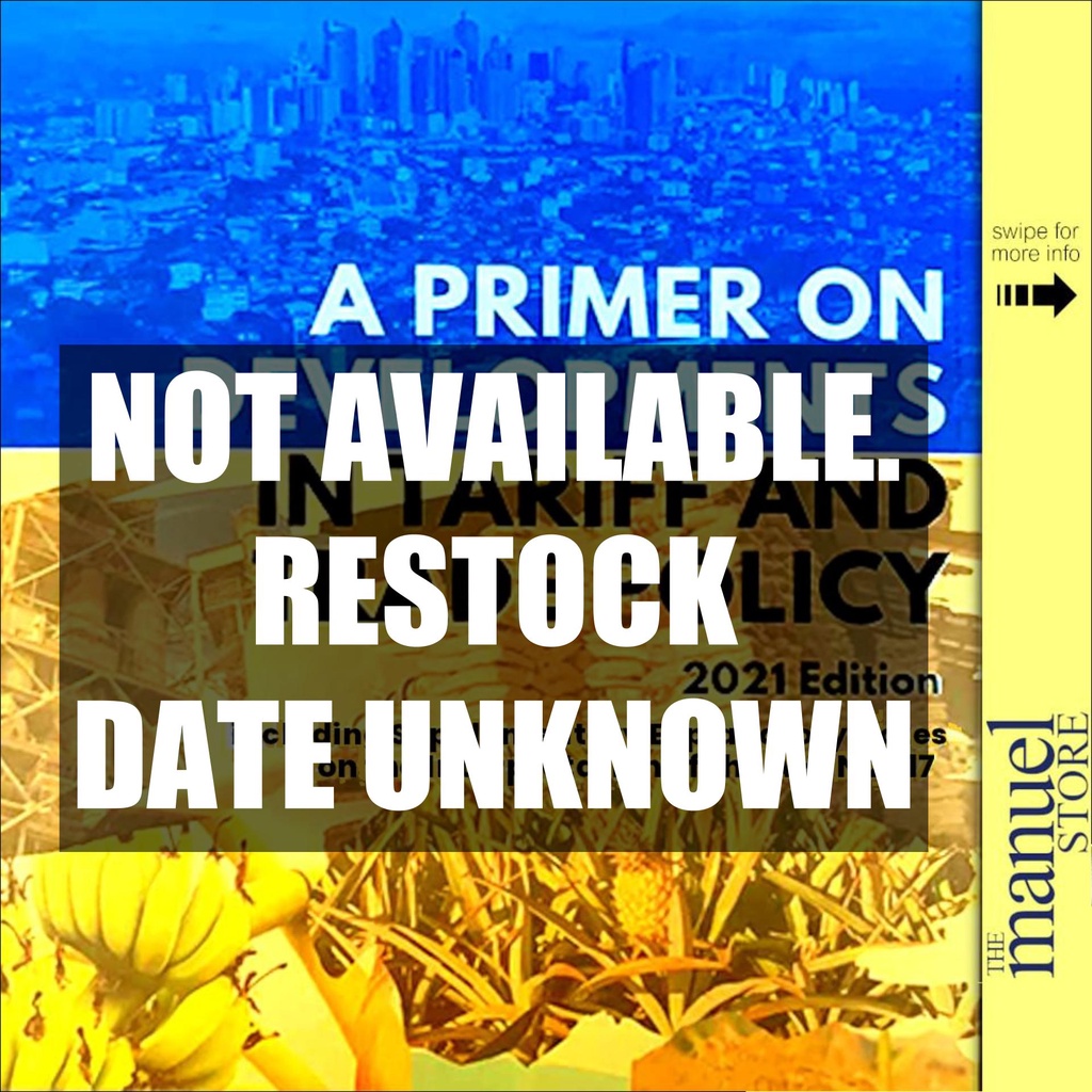 Tariff Commission (2021) A Primer on Developments in Tariff and Trade