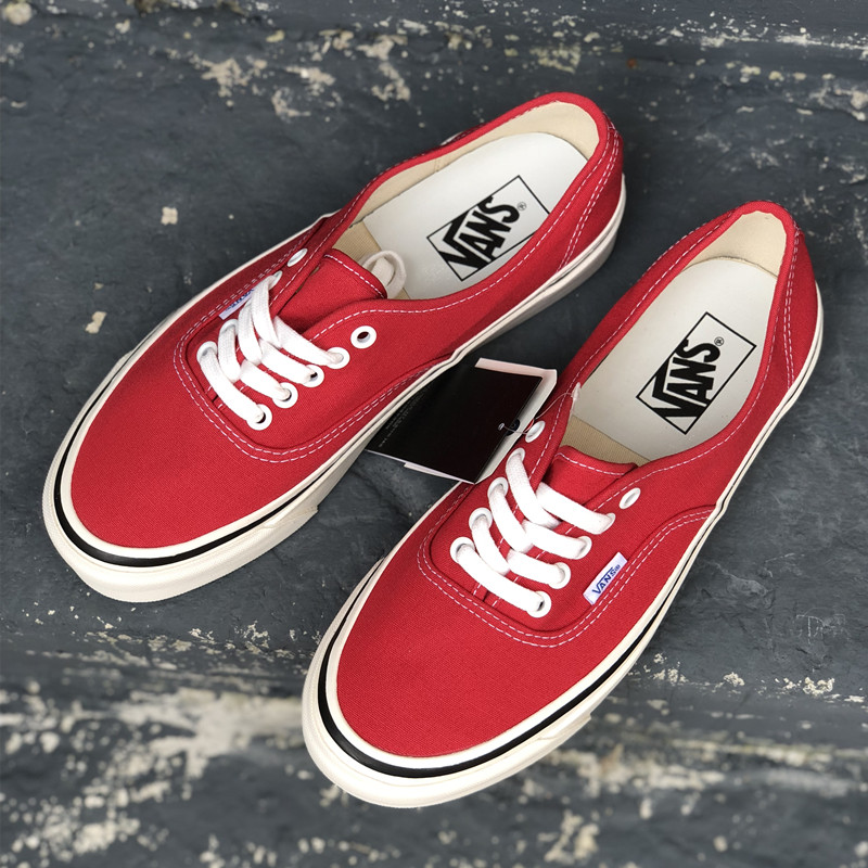 vans authentic anaheim red