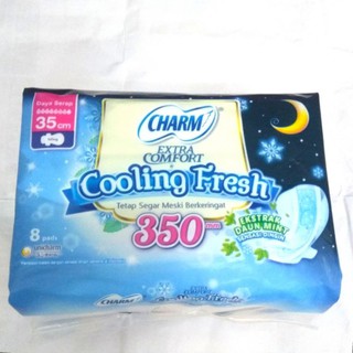 Charm Extra Comfort Cooling Fresh 35 cm Wing 8 Pads #1