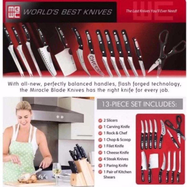 Miracle Blade World Class Complete 13 Pieces Knife Set Shopee Philippines,Smoked Sausage Recipes With Potatoes And Peppers