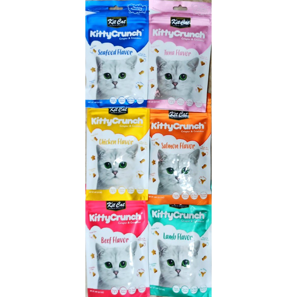 Kit Cat Kitty Crunch Cat Treats 60g | Shopee Philippines