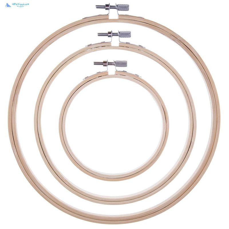 Embroidery Hoops,5 Different Size Cross Stitch Embroidery Hoop Ring Circle Tambour Set,Rubber Plastic Circle Set for DIY Art Craft,Adjustable Embroidery Hoop Bulk Wholesales for Handy Sewing