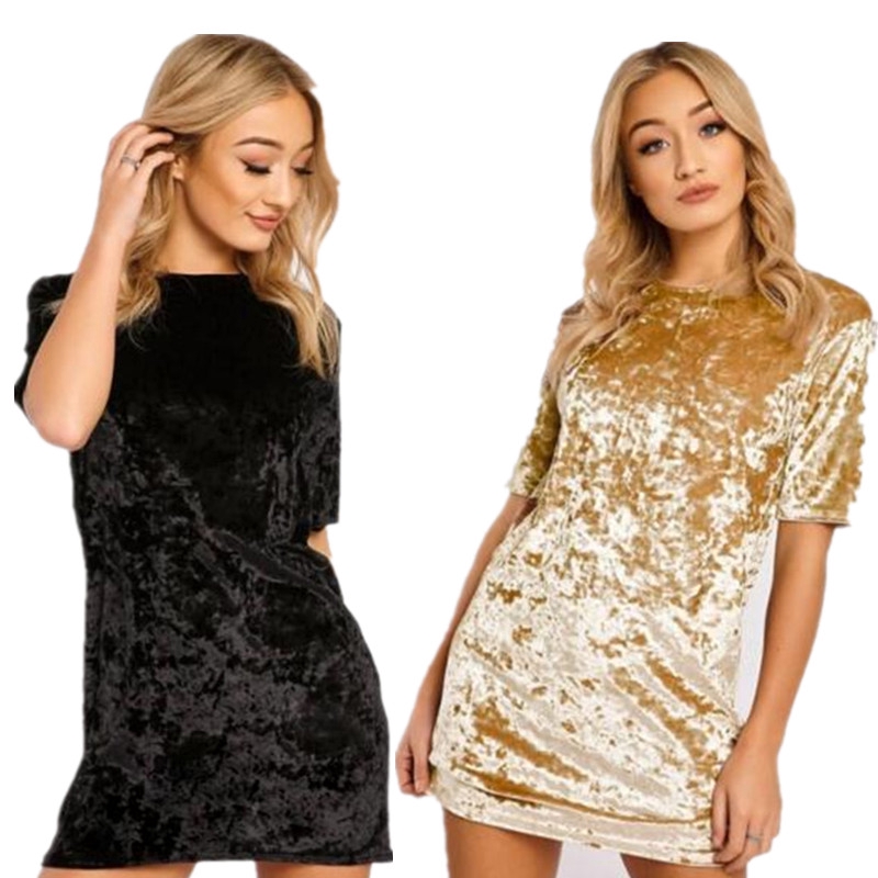 cocktail and party velvet dress short