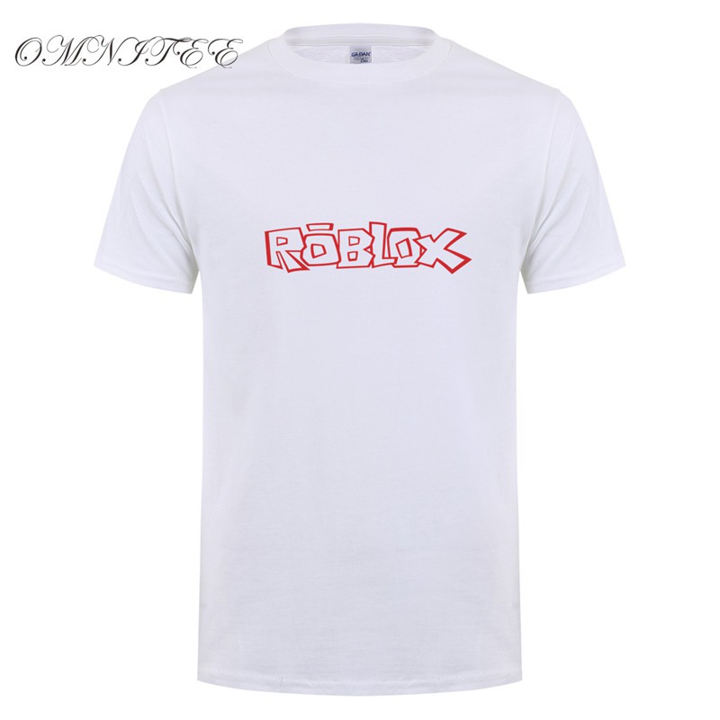 New Roblox Men T Shirt Fashion Cool Printed Short Sleeve Shopee